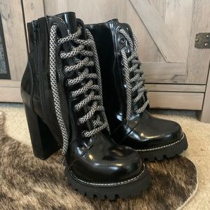 Legion lace up heels